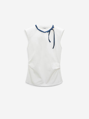 Dorothee Schumacher Mujer Barcelona Camiseta Lisa Lazo color Gris sku 703-002626 02 - Foto 1