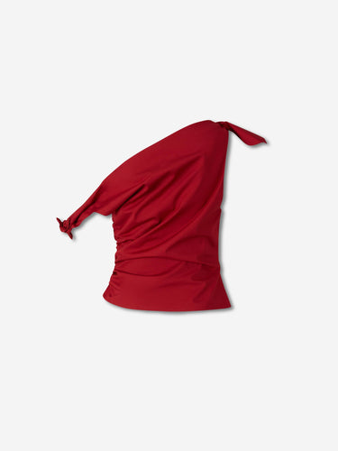 Staud Mujer Barcelona Top Bellaria color Rojo sku 703-002630 01 - Foto 2