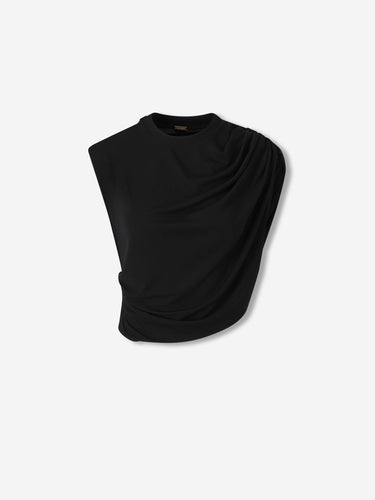 Cult Gaia Mujer Barcelona Top Celene color Negro sku 703-002631 01 - Foto 1