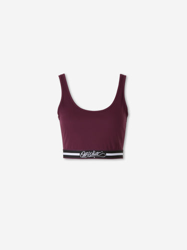 Off-White Mujer Barcelona Top Deportivo Logo color Burdeos sku 703-002632 01 - Foto 1