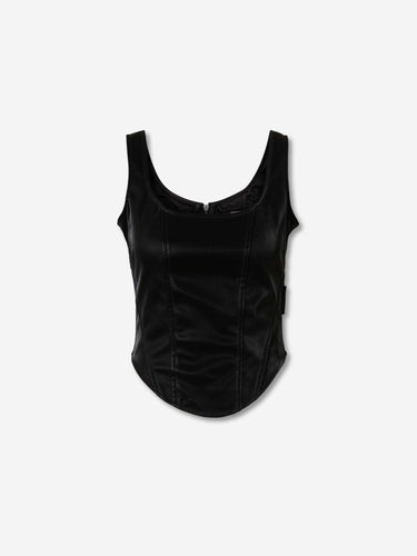 Off-White Mujer Barcelona Top Corsé Poliéster color Negro sku 703-002633 01 - Foto 1