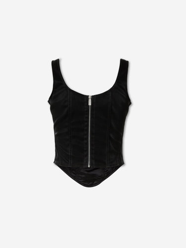 Off-White Mujer Barcelona Top Corsé Poliéster color Negro sku 703-002633 01 - Foto 2