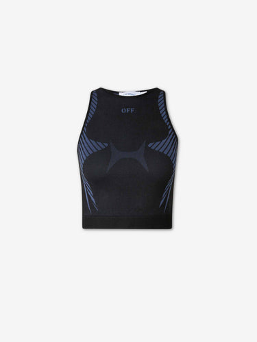 Off-White Mujer Barcelona Top Deportivo color Negro sku 703-002635 01 - Foto 1