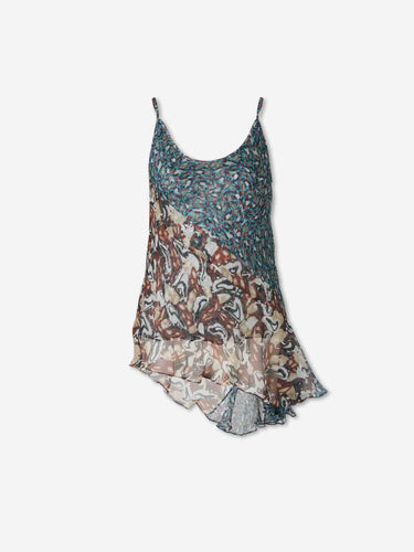Dries Van Noten Mujer Barcelona Top Tirantes Seda color Multicolor sku 703-002636 01 - Foto 1