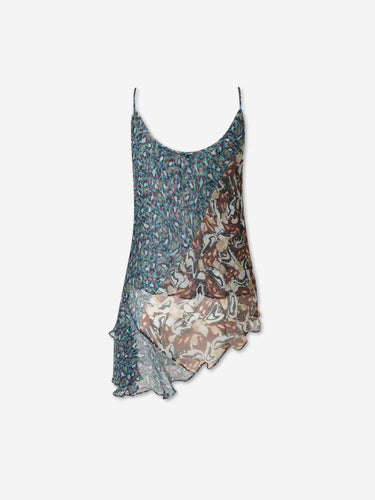 Dries Van Noten Mujer Barcelona Top Tirantes Seda color Multicolor sku 703-002636 01 - Foto 2