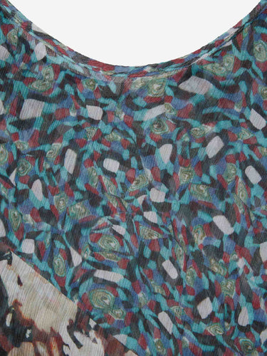 Dries Van Noten Mujer Barcelona Top Tirantes Seda color Multicolor sku 703-002636 01 - Foto 3