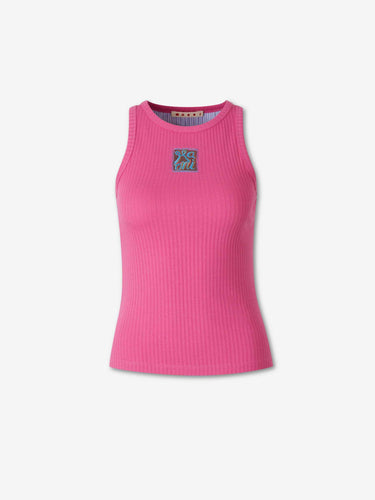 Marni Mujer Barcelona Top Logo Frame color Rosa sku 703-002638 01 - Foto 1