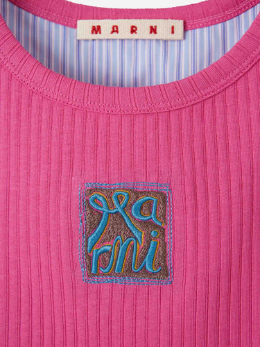 Marni Mujer Barcelona Top Logo Frame color Rosa sku 703-002638 01 - Foto 3