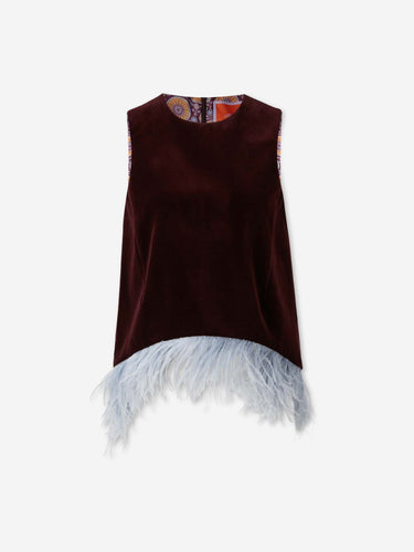 LaDoubleJ Mujer Barcelona Top La Scala color Burdeos sku 703-002644 01 - Foto 1