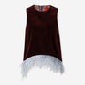 LaDoubleJ Mujer Barcelona Top La Scala color Burdeos sku 703-002644 01 - Foto 1