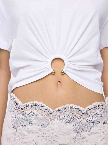 Rabanne Mujer Barcelona Camiseta Manga Corta color Blanco sku 703-002645 02 - Foto 4
