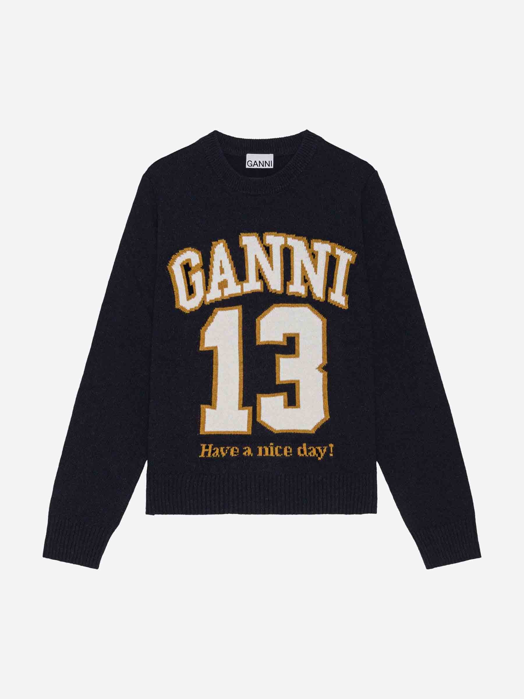 Ganni Mujer Barcelona Jersey Punto Lana color Negro sku 711-003302 01 - Foto 1