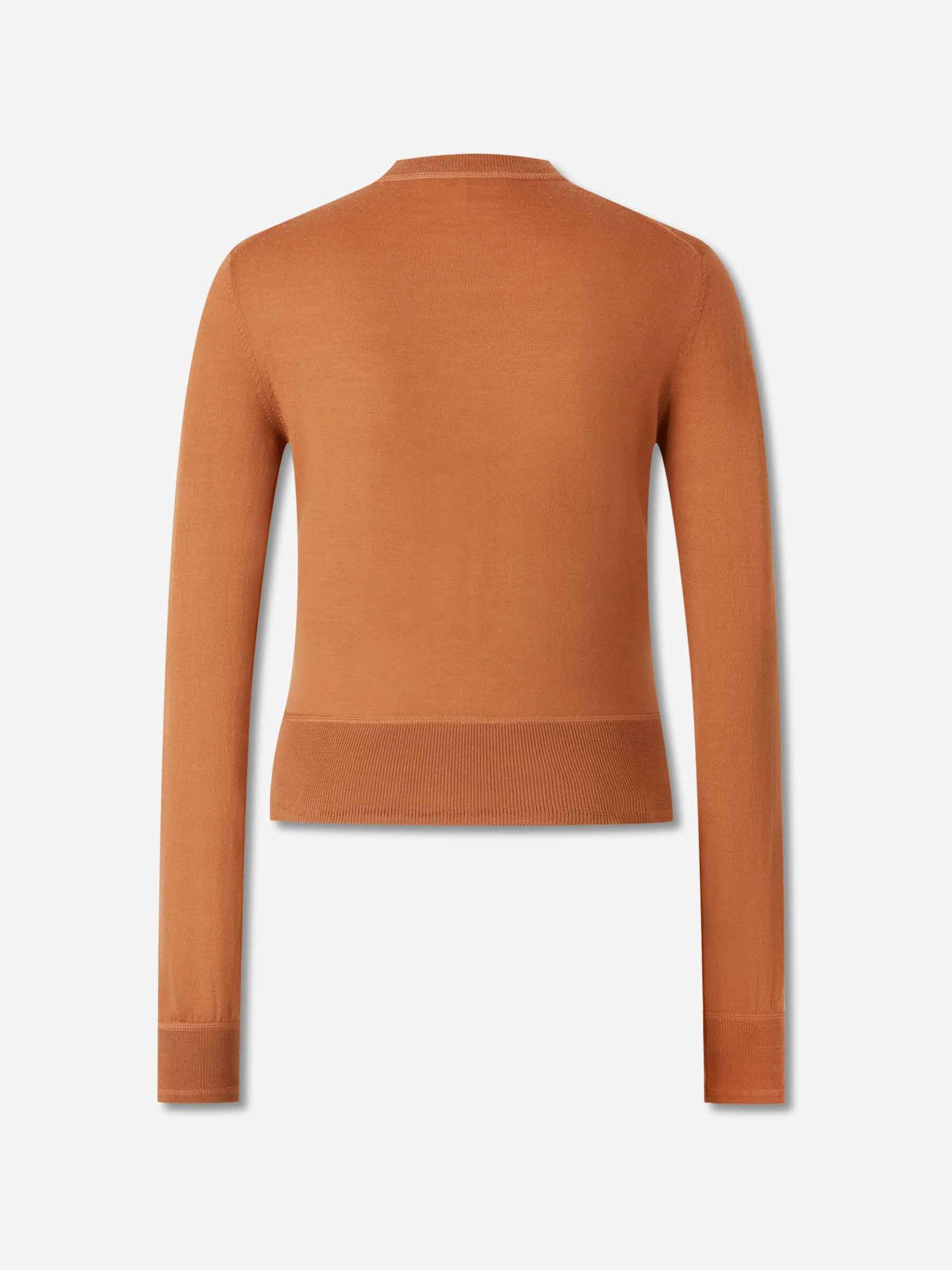 Chloé Mujer Barcelona Jersey Punto Lana color Naranja sku 711-003308 01 - Foto 2