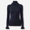 Chloé Mujer Barcelona Jersey Cuello Alto color Azul Noche sku 711-003310 01 - Foto 1