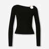 Cult Gaia Mujer Barcelona Top Punto Iris color Negro sku 711-003311 02 - Foto 1