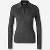 Peserico Mujer Barcelona Jersey Cuello polo color Gris Oscuro sku 711-003323 01 - Foto 1