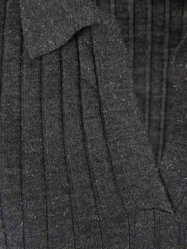 Peserico Mujer Barcelona Jersey Cuello polo color Gris Oscuro sku 711-003323 01 - Foto 3
