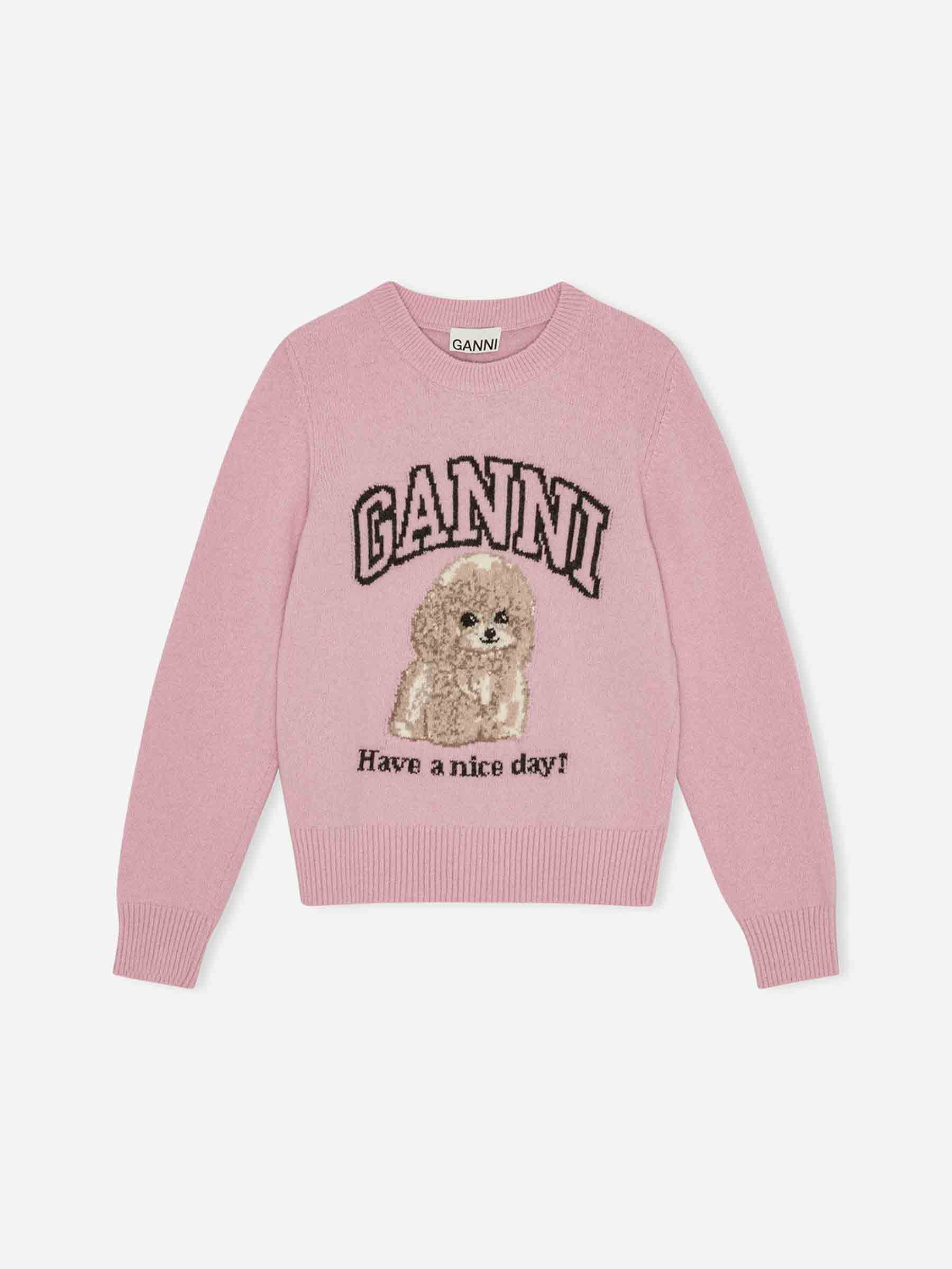 Ganni Mujer Barcelona Jersey Punto Caniche color Rosa sku 711-003330 01 - Foto 1