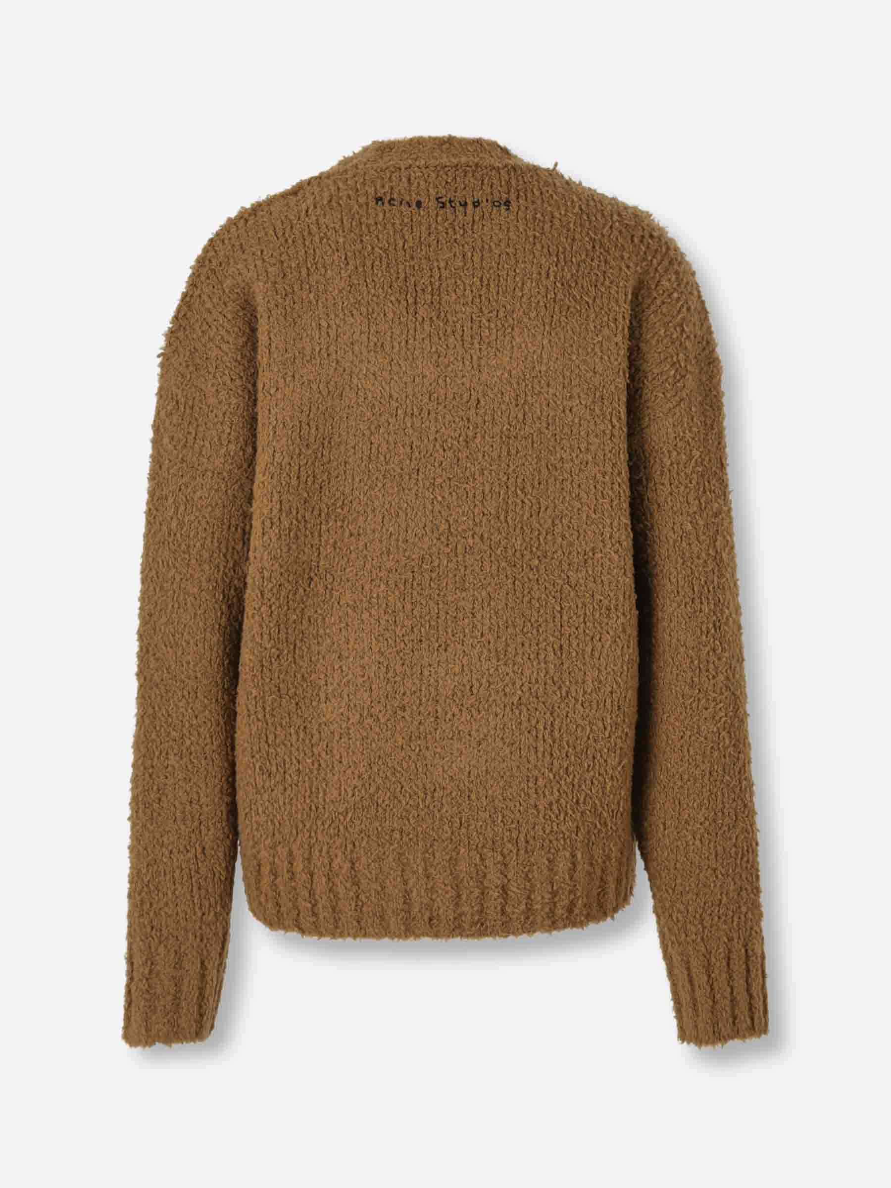 Acne Studios Mujer Barcelona Jersey Cuello Redondo color Caramelo sku 711-003335 01 - Foto 2