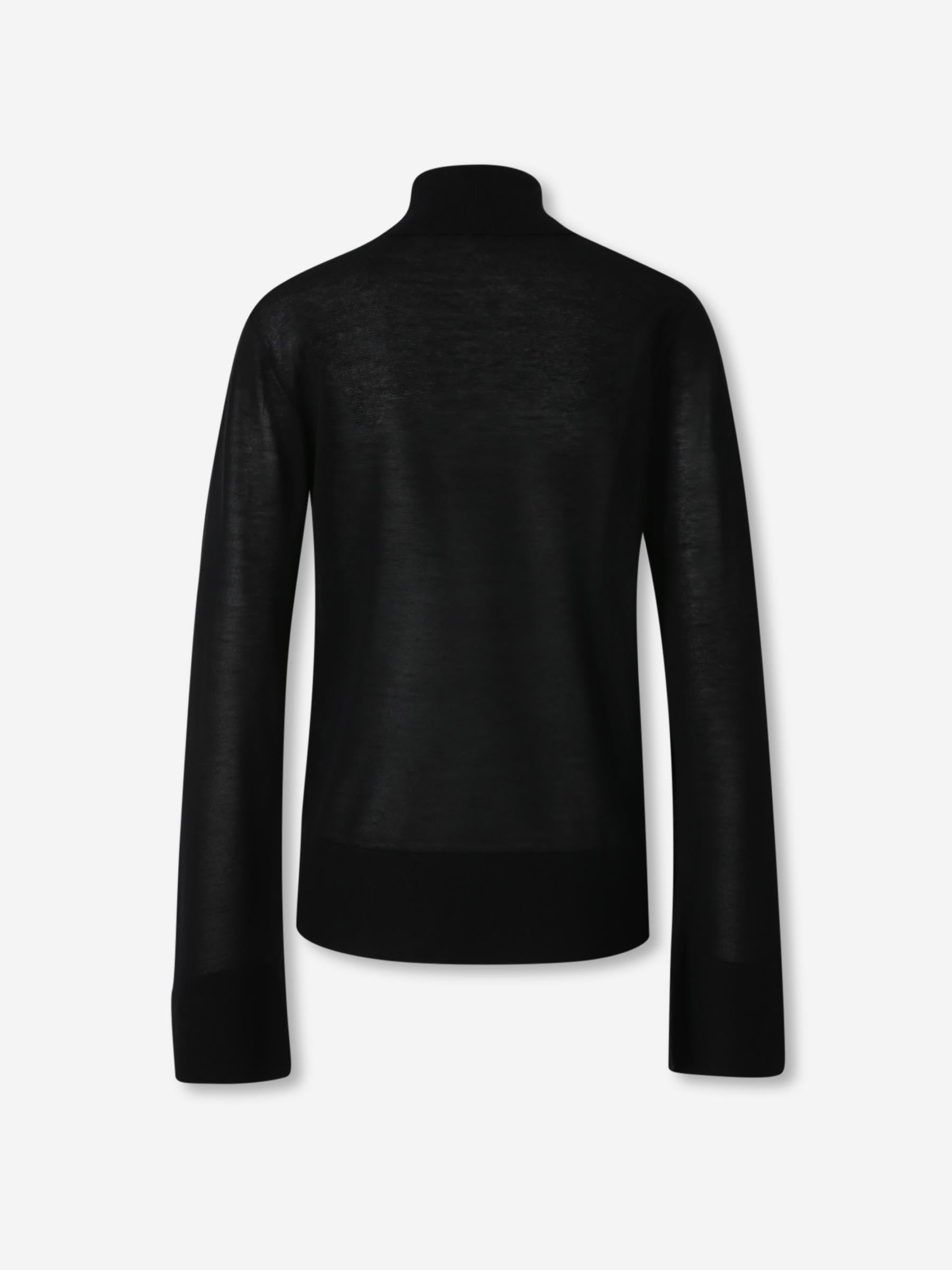 TOTEME Mujer Barcelona Jersey Cuello Alto color Negro sku 711-003345 01 - Foto 2