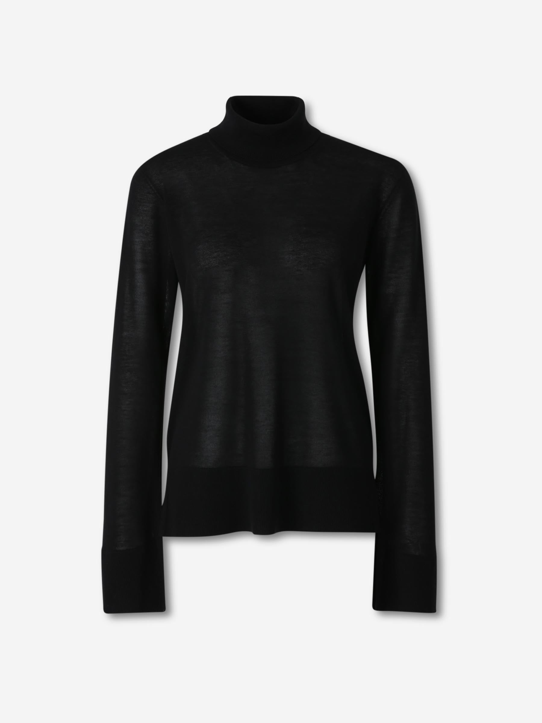 TOTEME Mujer Barcelona Jersey Cuello Alto color Negro sku 711-003345 01 - Foto 1