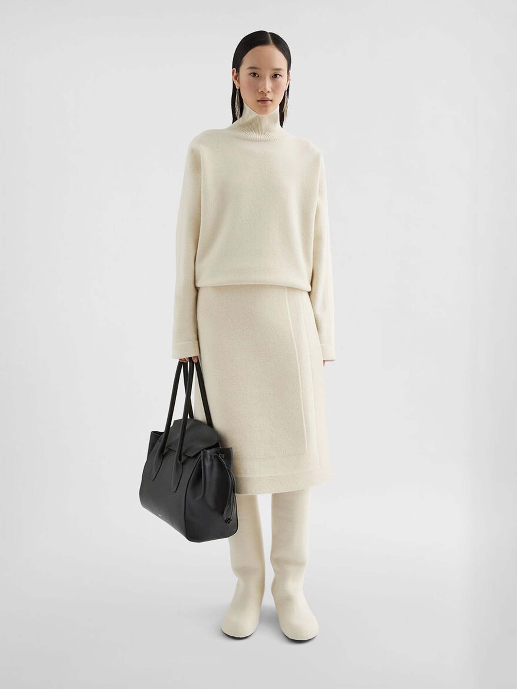 Jil Sander Mujer Barcelona Jersey Cuello Alto color Beige sku 711-003349 01 - Foto 2