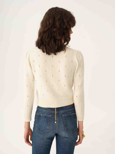 Chloé Mujer Barcelona Jersey Ajustado Punto color Marfil sku 711-003354 01 - Foto 3