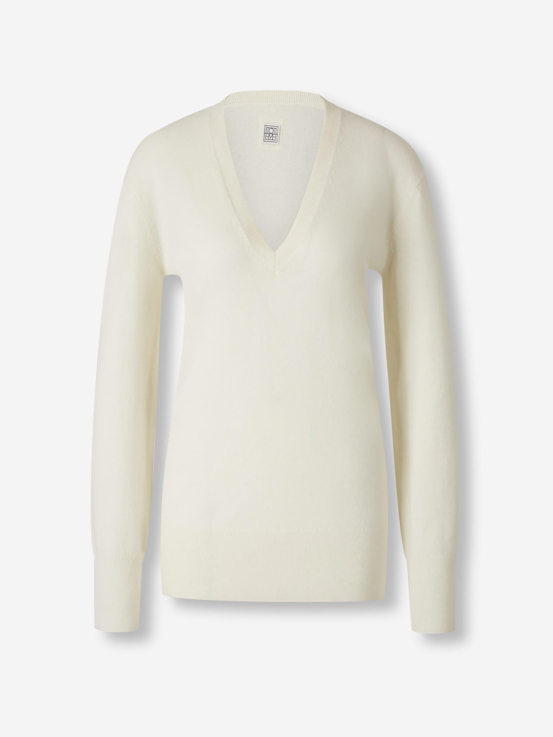 TOTEME Mujer Barcelona Jersey Cuello Pico color Beige sku 711-003355 01 - Foto 1