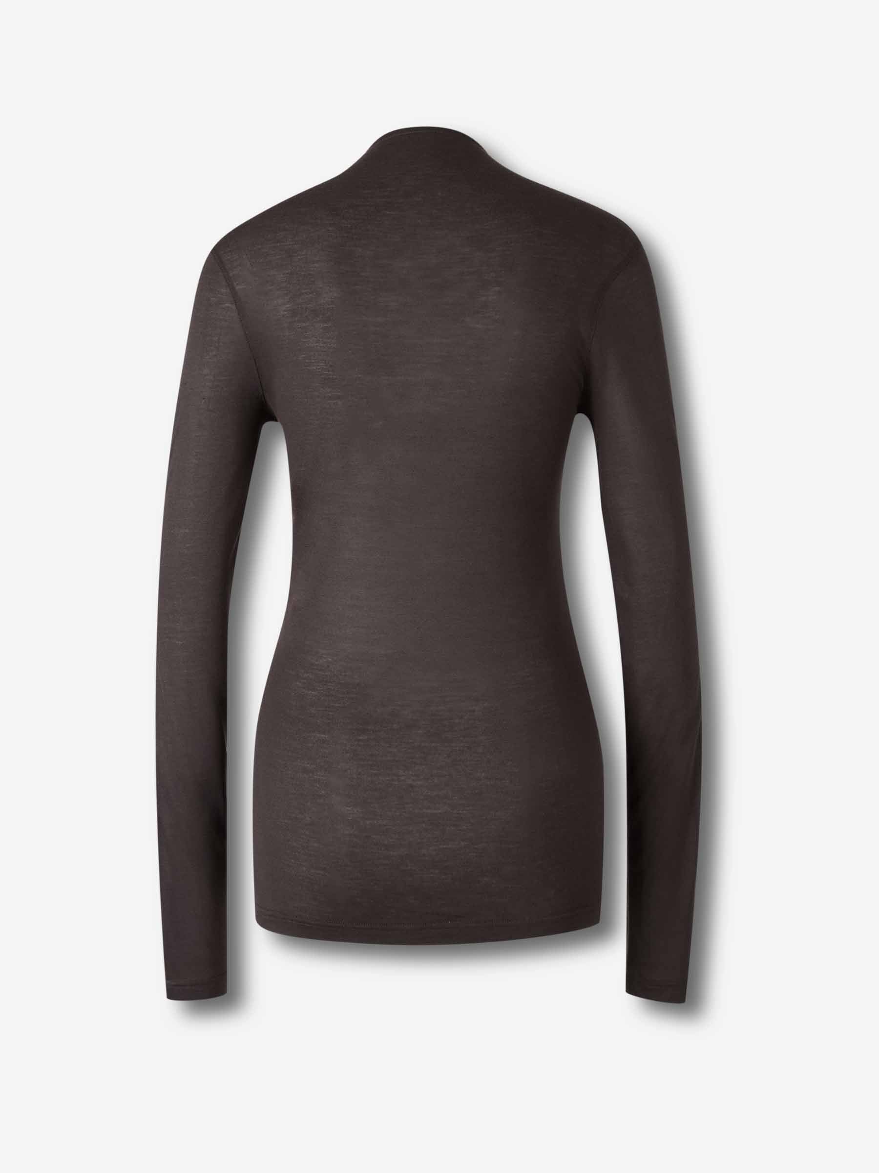 Lemaire Mujer Barcelona Camiseta Manga Larga color Gris Antracita sku 711-003360 01 - Foto 2