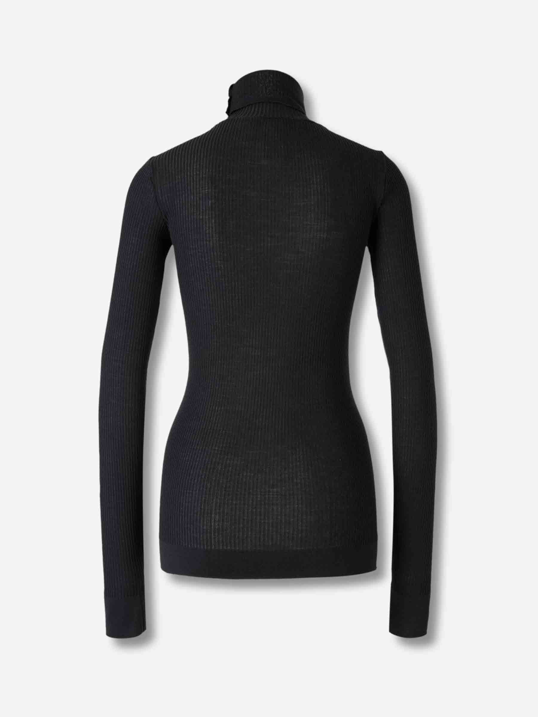 Lemaire Mujer Barcelona Jersey Cuello Alto color Gris Antracita sku 711-003362 01 - Foto 2
