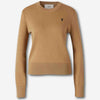 Ami Paris Mujer Barcelona Jersey Cuello Redondo color Camel sku 711-003365 01 - Foto 1
