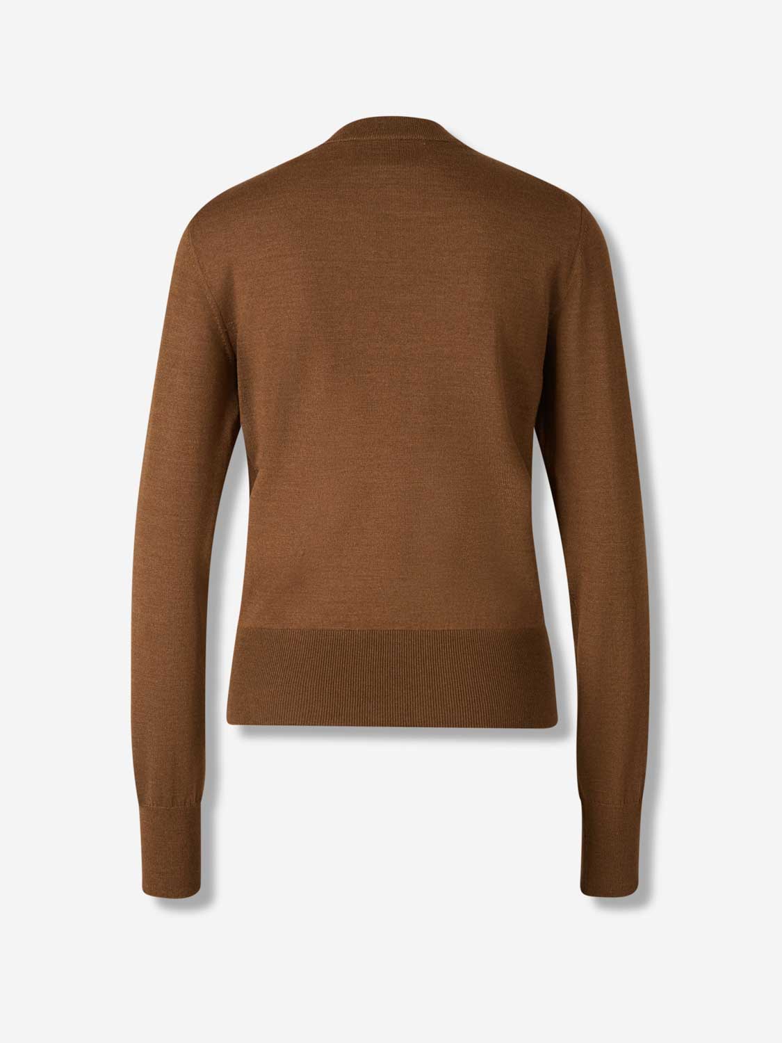 Ami Paris Mujer Barcelona Jersey Cuello Redondo color Camel sku 711-003367 01 - Foto 2
