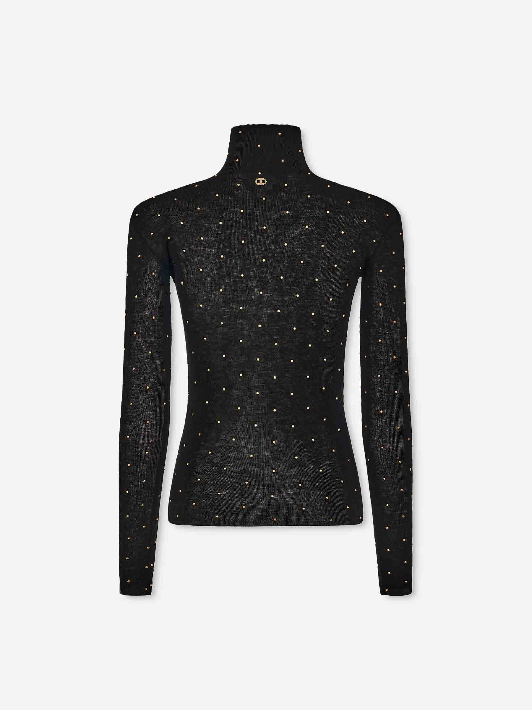 Rabanne Mujer Barcelona Top Cuello Alto color Negro sku 711-003376 01 - Foto 2