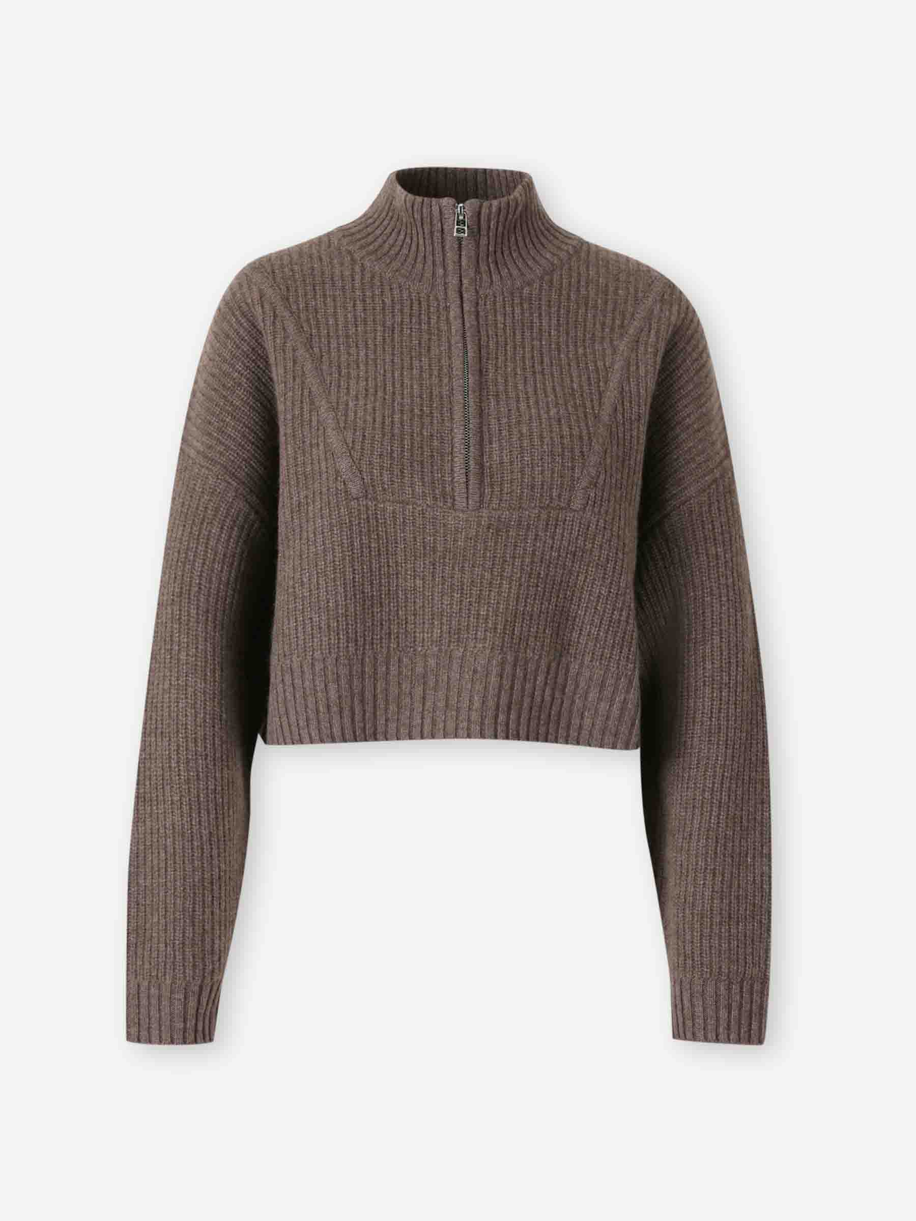 Staud Mujer Barcelona Jersey Cropped Hampton color Marrón sku 711-003380 01 - Foto 1