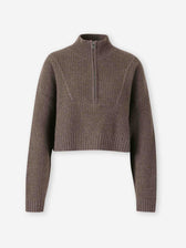 Staud Mujer Barcelona Jersey Cropped Hampton color Marrón sku 711-003380 01 - Foto 1