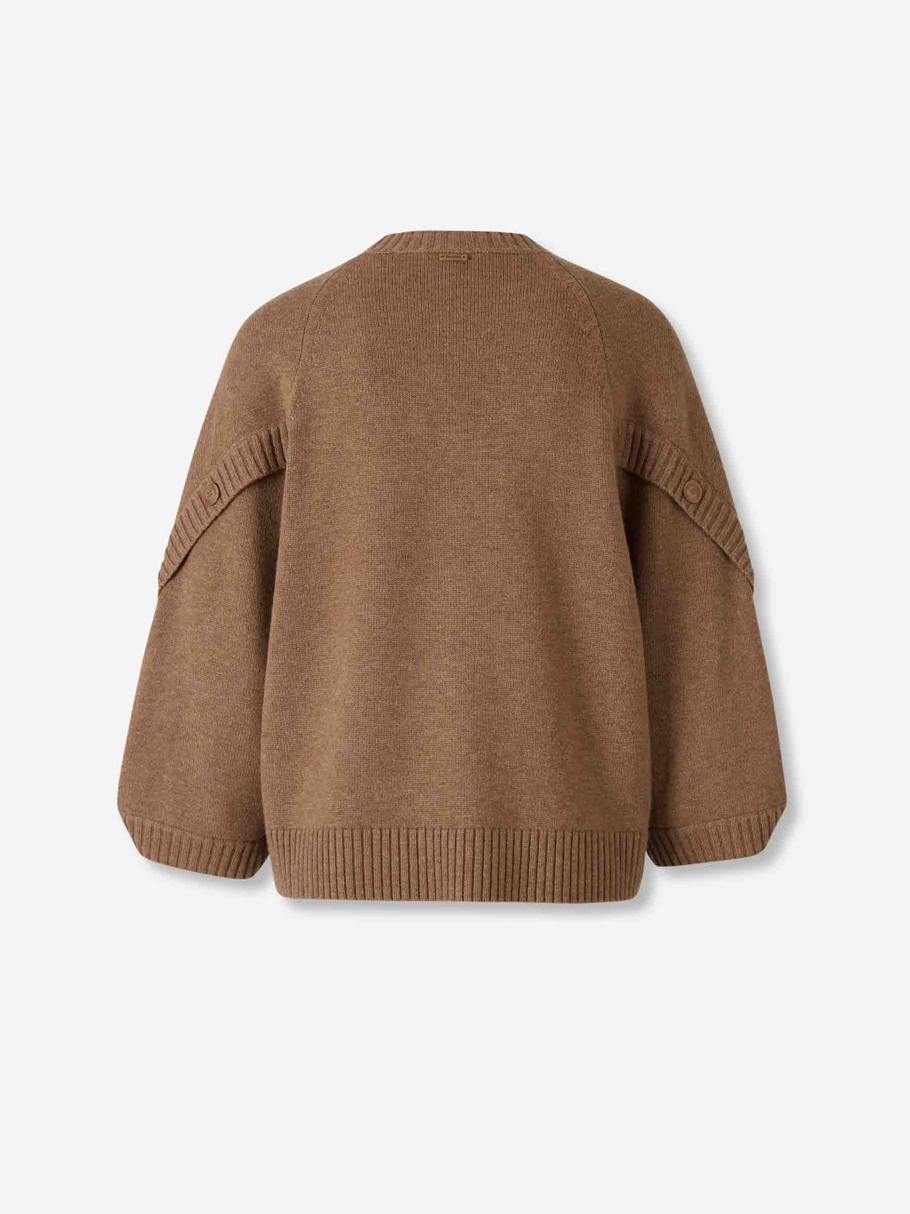 Max Mara Mujer Barcelona Jersey de Punto color Marrón sku 711-003385 02 - Foto 2