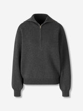 Balenciaga Mujer Barcelona Jersey Cuello Alto Back-To-Front color Gris sku 711-003396 01 - Foto 1