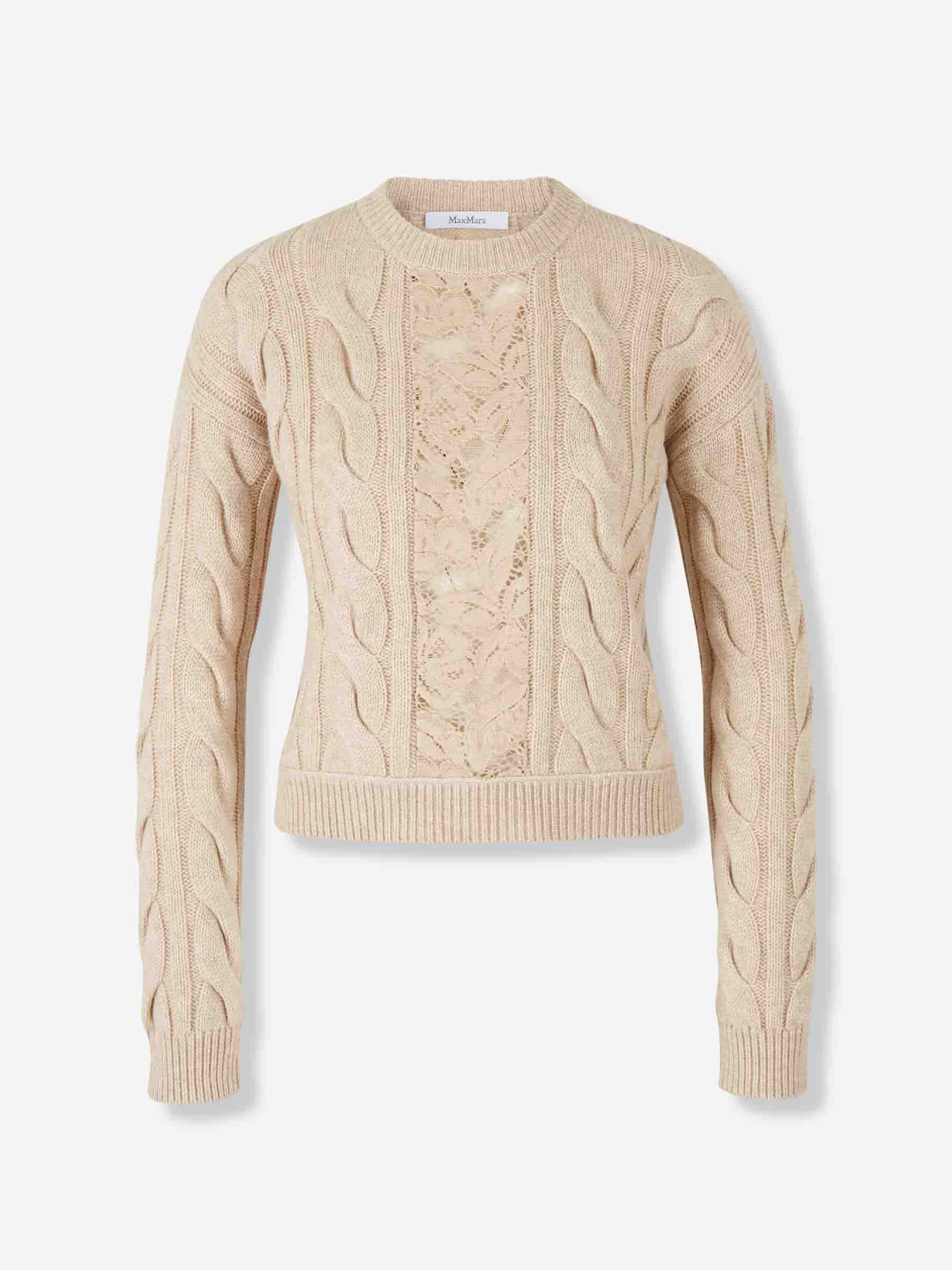 Max Mara Mujer Barcelona Jersey Cuello Redondo color Beige sku 711-003398 01 - Foto 1
