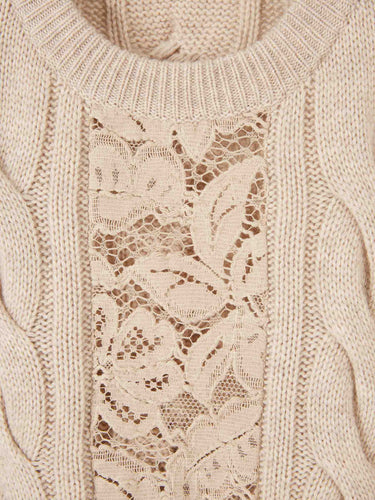 Max Mara Mujer Barcelona Jersey Cuello Redondo color Beige sku 711-003398 01 - Foto 3