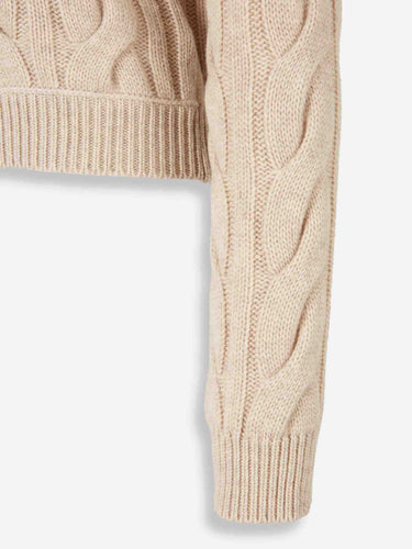 Max Mara Mujer Barcelona Jersey Cuello Redondo color Beige sku 711-003398 01 - Foto 4