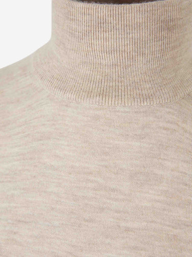 Max Mara Mujer Barcelona Jersey Cuello Alto color Beige sku 711-003399 01 - Foto 3