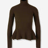 Max Mara Mujer Barcelona Jersey Cuello Alto color Verde Militar sku 711-003400 01 - Foto 1