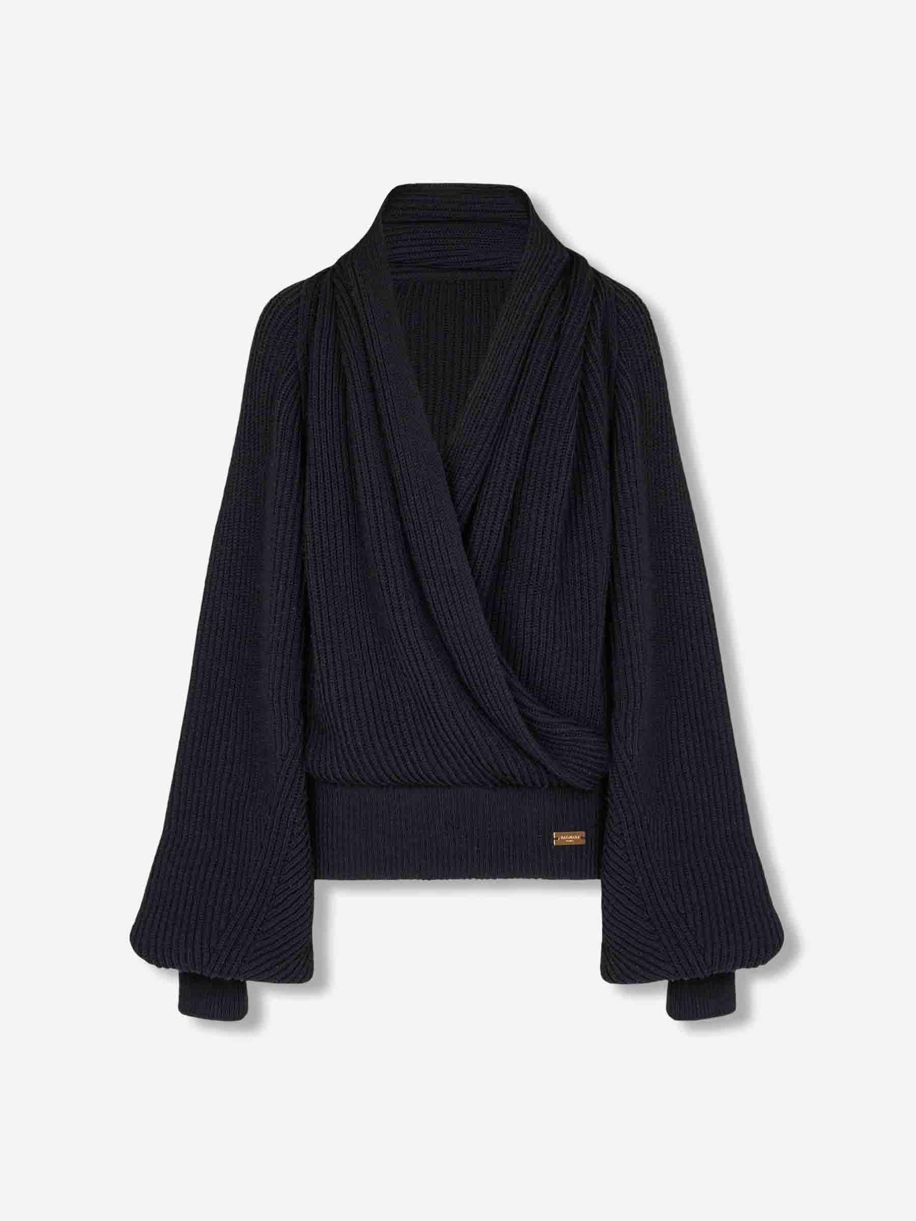 Balmain Mujer Barcelona Jersey Oversize Punto color Negro sku 711-003403 01 - Foto 1