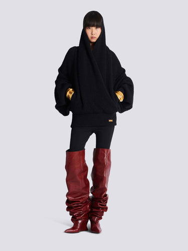 Balmain Mujer Barcelona Jersey Oversize Punto color Negro sku 711-003403 01 - Foto 2