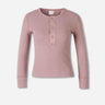 Chloé Mujer Barcelona Camiseta Henley Ajustada color Rosa Envejecido sku 711-003405 01 - Foto 1