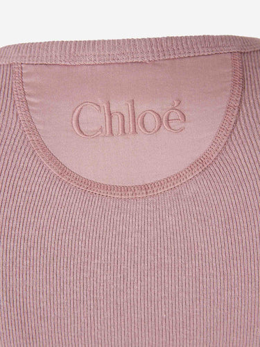 Chloé Mujer Barcelona Camiseta Henley Ajustada color Rosa Envejecido sku 711-003405 01 - Foto 5