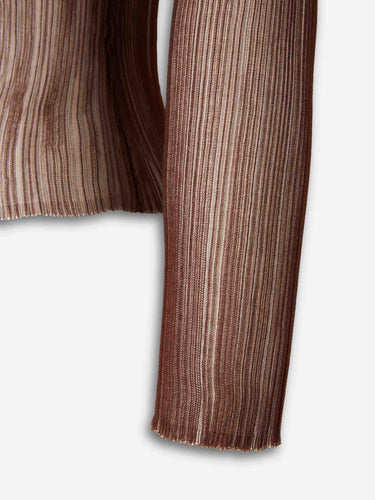 Simkhai Mujer Barcelona Top Leonie color Marrón Oscuro sku 711-003408 01 - Foto 4