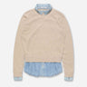 Acne Studios Mujer Barcelona Jersey Layered Lana color Beige sku 711-003409 01 - Foto 1