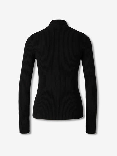 Courrèges Mujer Barcelona Jersey Cuello Alto color Negro sku 711-003410 01 - Foto 2