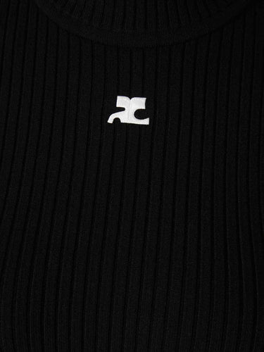 Courrèges Mujer Barcelona Jersey Cuello Alto color Negro sku 711-003410 01 - Foto 3